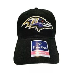 Fanatics NFL Pro Line Baltimore Ravens Adjustable Strap Cap/Hat Women's…